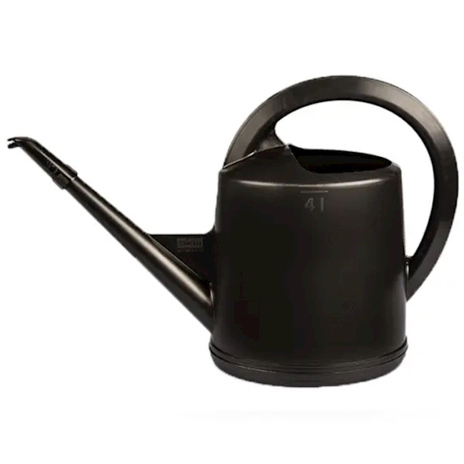 Watering Can 4 lt black, Recycling